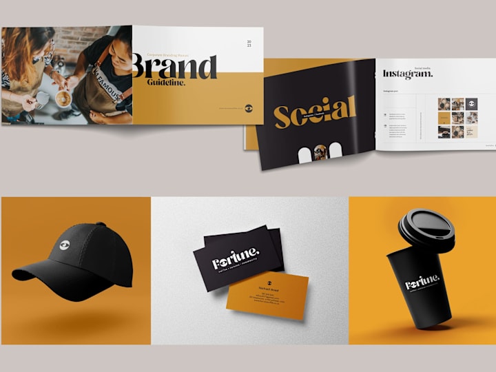 Cover image for Brand Identity For Fortune Coffee