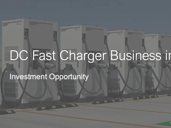 Cover image for Investor Pitch Deck for DC Fast Charger Business in Oman