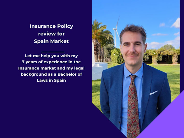 Cover image for Insurance Advisor in Spain