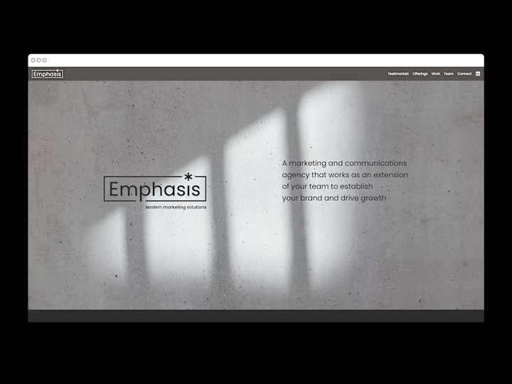 Cover image for Emphasis Media - Site Development