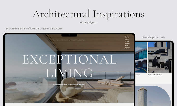 Cover image for UI/UX Design - Architectural Inspirations, A Daily Digest 