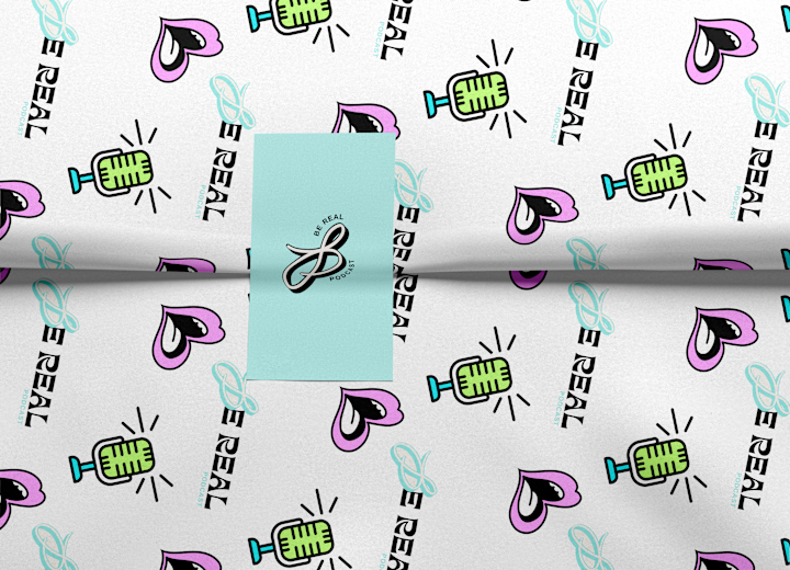 Cover image for Be Real Podcast Brand Identity