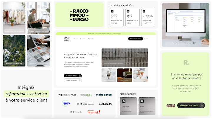 Cover image for Startup Website / Les Raccommodeurs