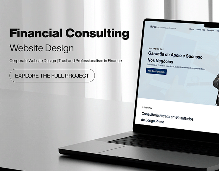 Cover image for Financial Consulting | Website Design & UX/UI :: Behance