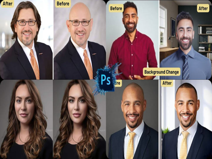 Cover image for Headshot retouching