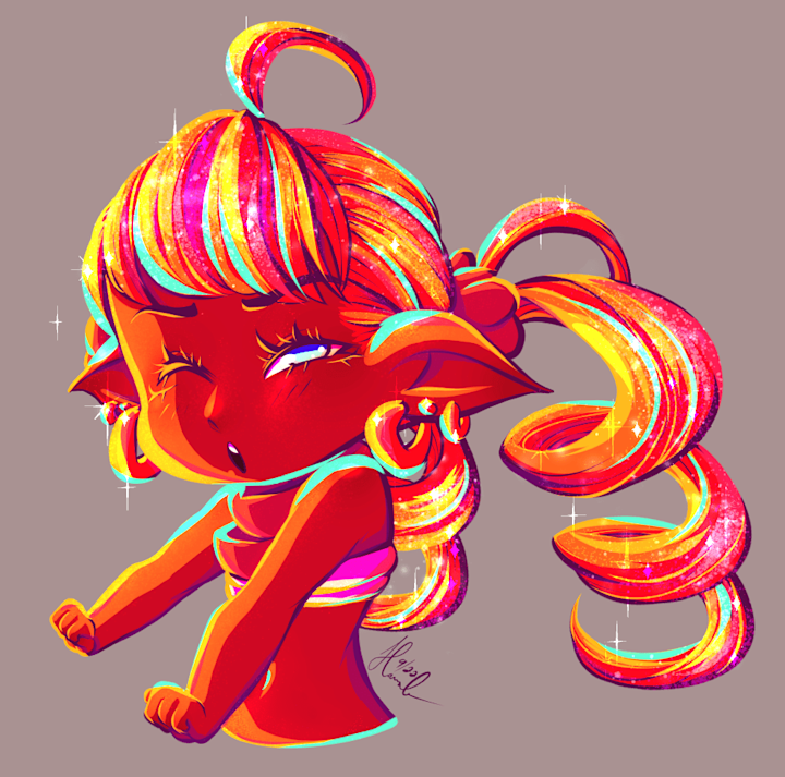 Cover image for Practicing a Hyperpop coloring style