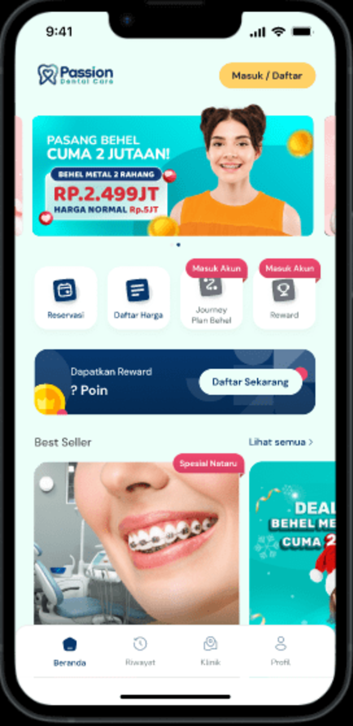 Cover image for Passion Dental Care (PDC) Reservation App