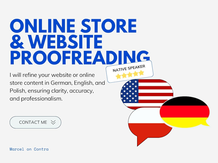 Cover image for Flawless Proofreading in Polish, English, and German
