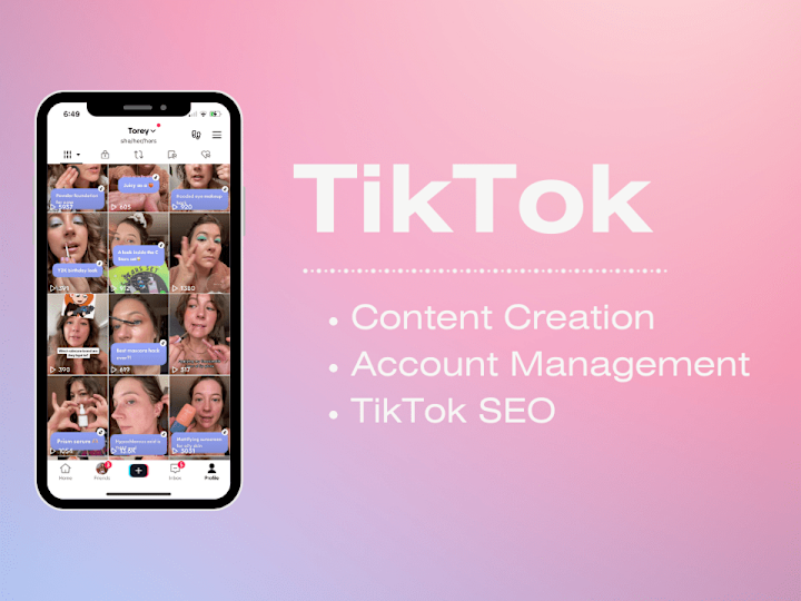 Cover image for TikTok Management and SEO | Skincare and Beauty Content