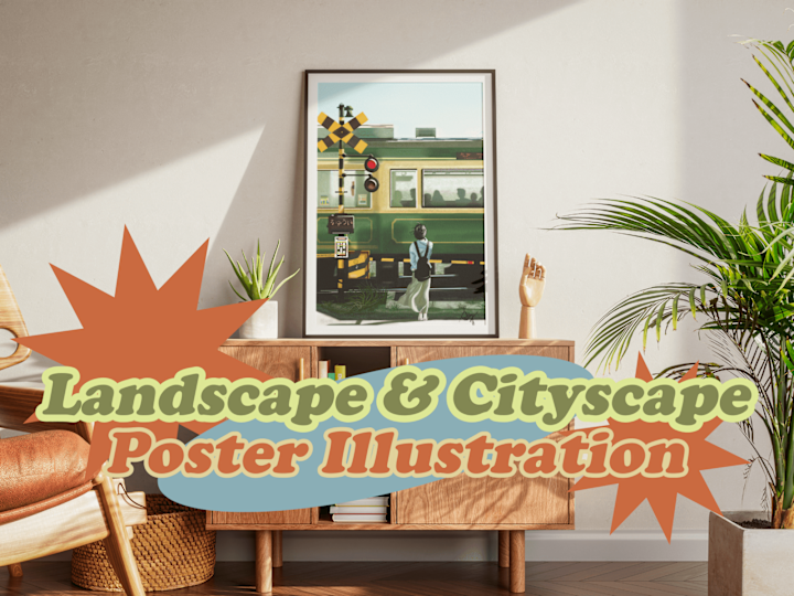 Cover image for Landscape & Cityscape Poster Illustration