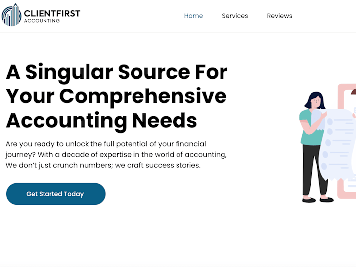 Cover image for Accounting website