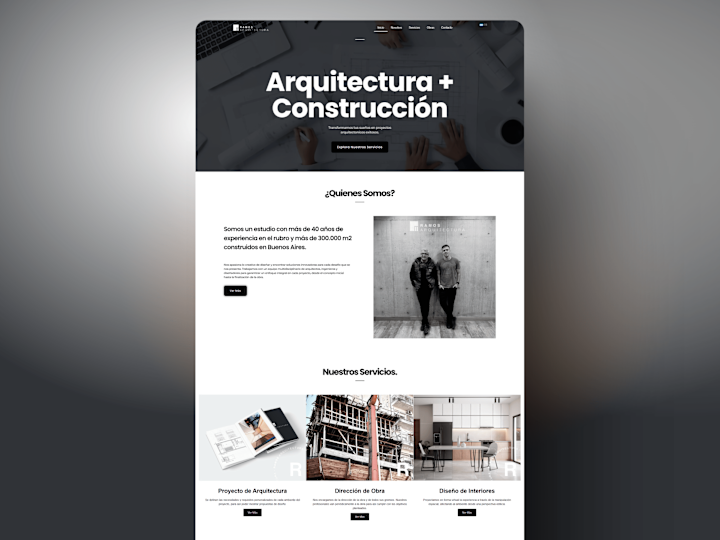 Cover image for Website Redesign for Ramos Arquitectura