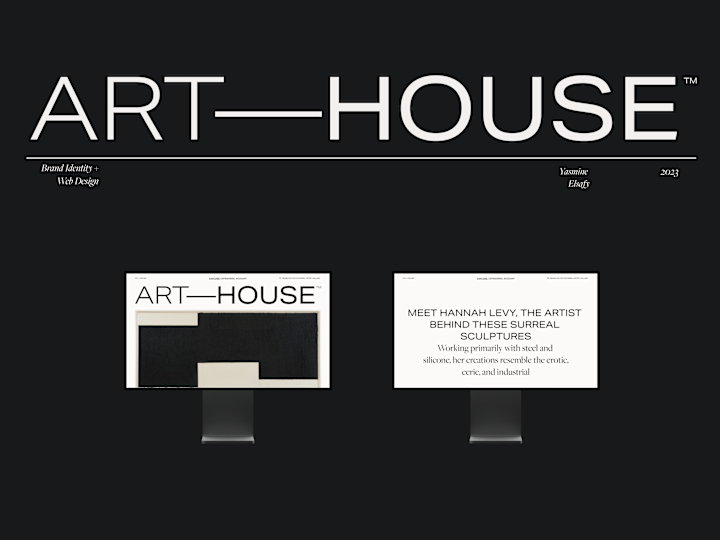 Cover image for Web + Brand Design: ARTHOUSE