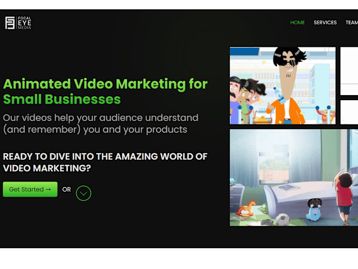 Cover image for React Website for Renowned Animation Studio