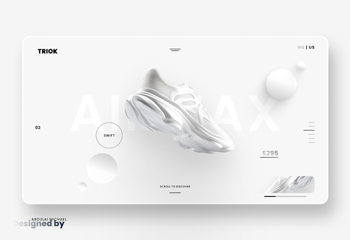 Cover image for Nike Swift Concept UI (Dark & Light Versions)