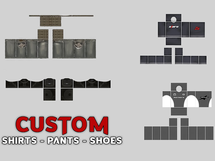 Cover image for I will design custom roblox clothes for cheap price