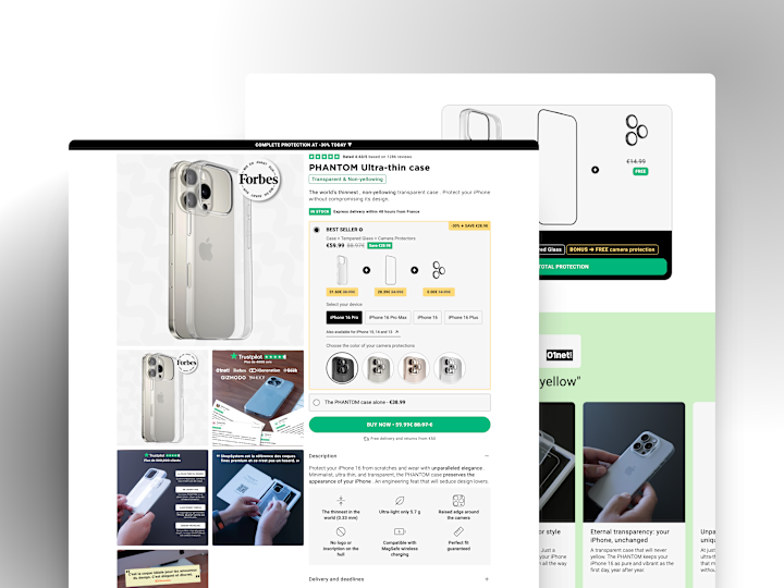 Cover image for Shop System | Landing Page in Replo with advanced features