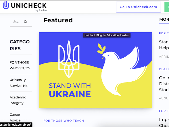 Cover image for EdTech Articles For Unicheck 🇺🇦