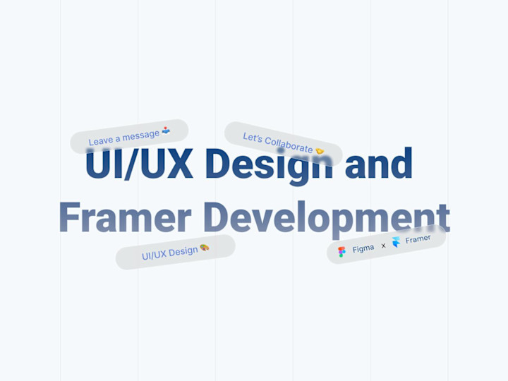Cover image for Website Design (UI/UX Design) and Framer Web Development