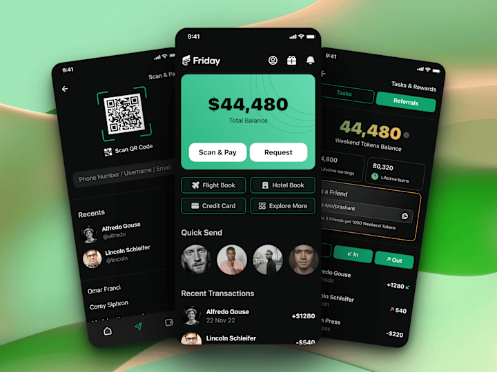 Cover image for Friday Wallet App
