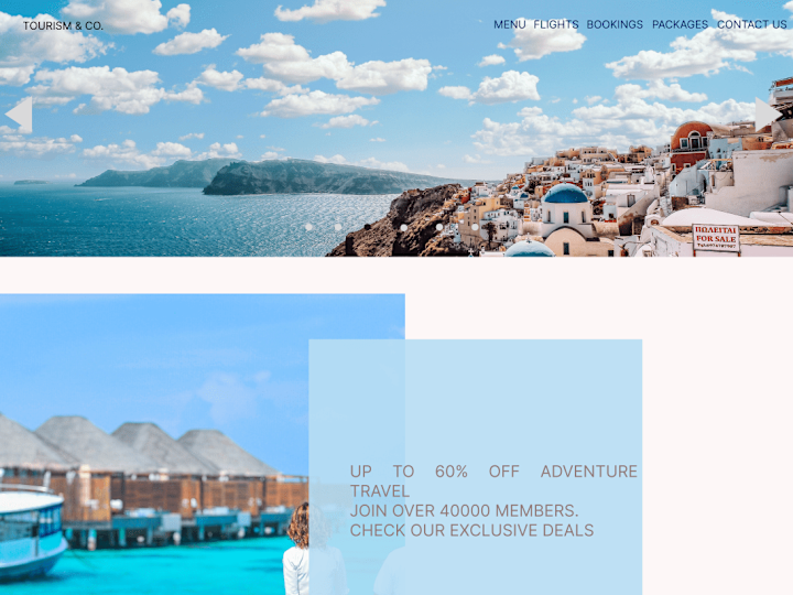 Cover image for TOURISM WEBPAGE