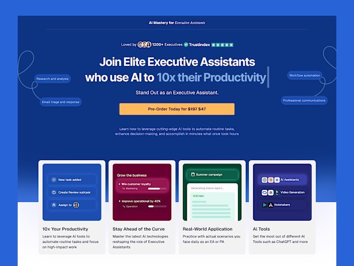 Cover image for AI Mastery Landing page