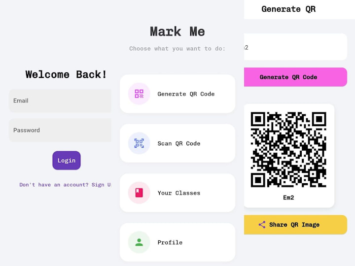 Cover image for Mark Me – Smart QR Attendance App Development