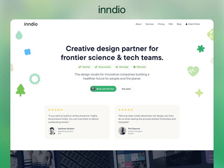 Cover image for inndio: Brand System + Framer Website
