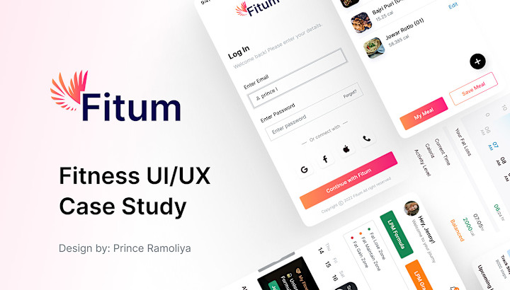 Cover image for Fitness App UI UX Case Study :: Behance