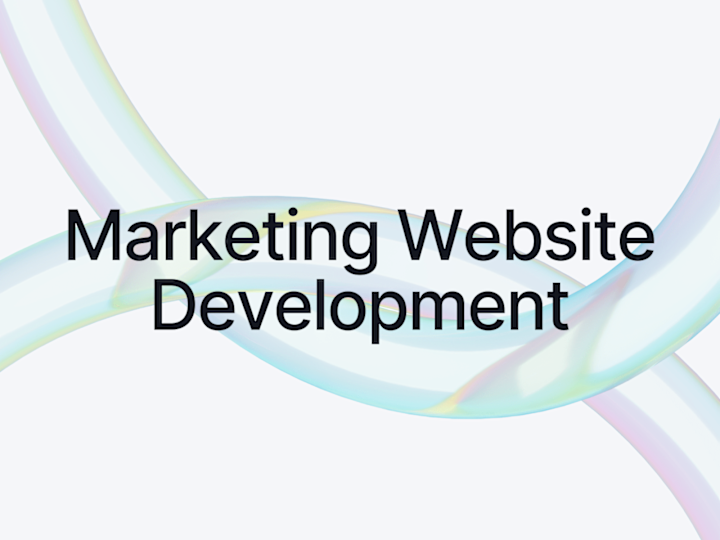 Cover image for Marketing Website Development