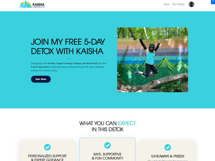 Cover image for Kajabi Website & Funnel for Kaisha Lawrence
