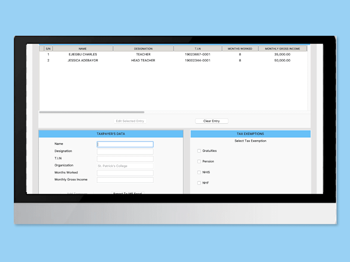 Cover image for PAYE-Tax Desktop App