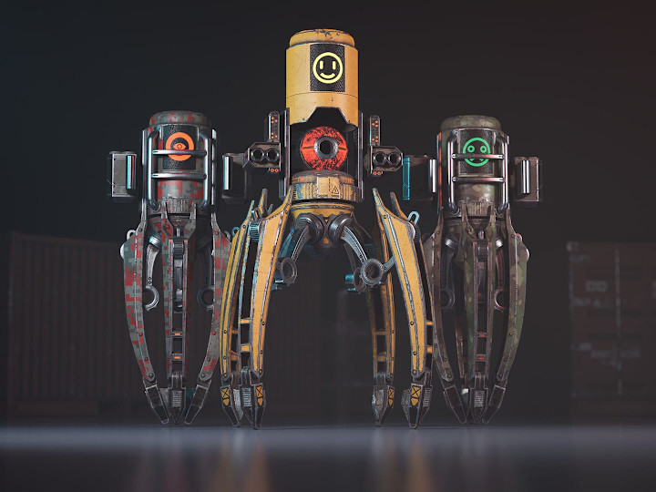 Cover image for Characters for 3D Game with rigging Animation (game development)