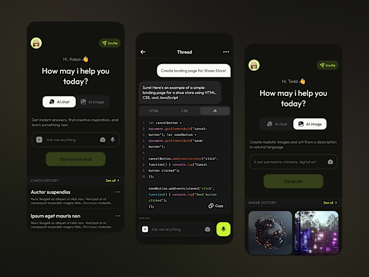 Cover image for AI Chat & Image App