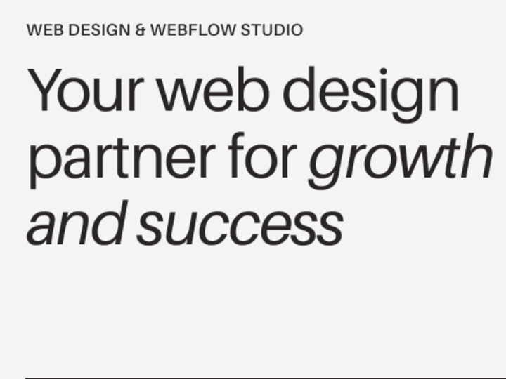 Cover image for UX/UI Web Design & Webflow Development
