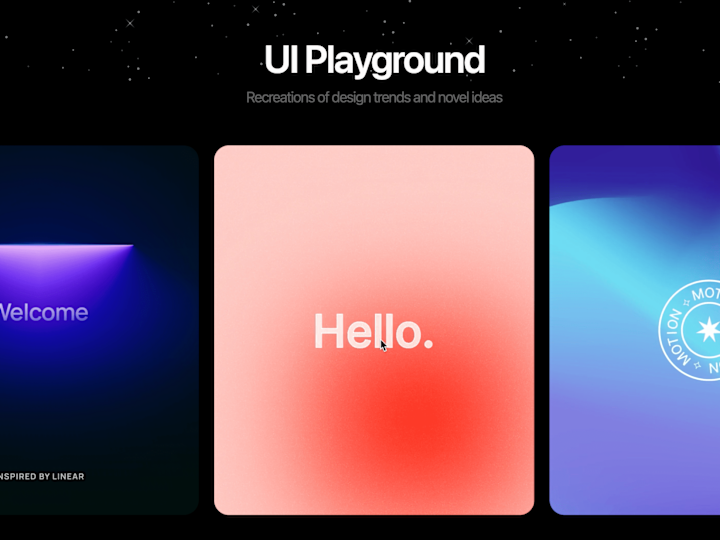 Cover image for UI Playground