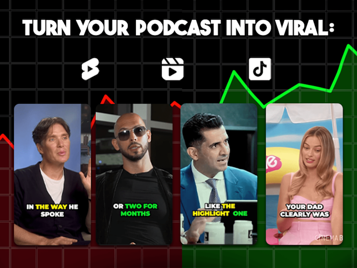 Cover image for Turn your podcast into tiktok, ig reels, youtube shorts clips
