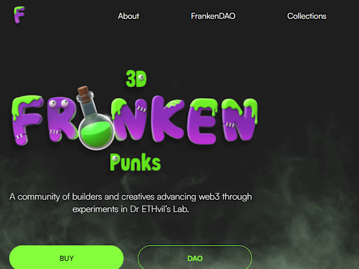 Cover image for 3D Frankenpunks