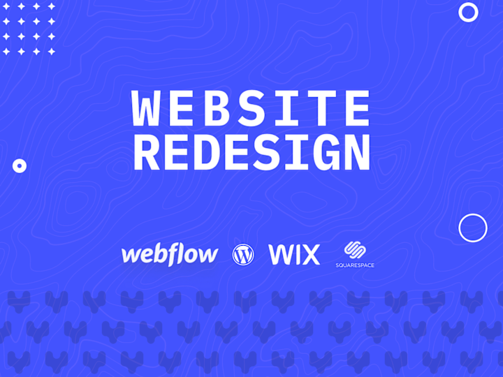 Cover image for Website Redesign (Webflow, WordPress, Wix, Squarespace etc)
