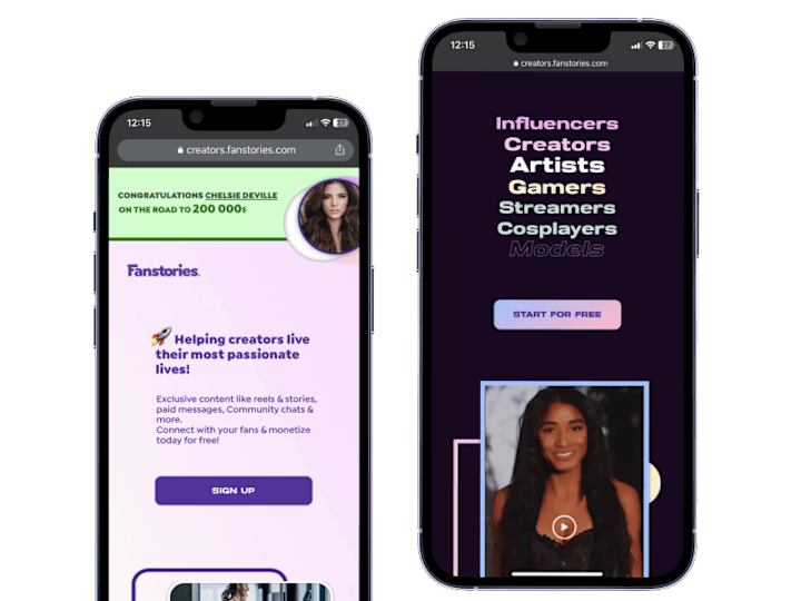 Cover image for RESPONSIVE WEB APPLICATION - Fanstories