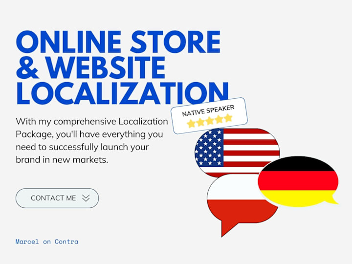 Cover image for Expert Online Store & Website Localization and Translation