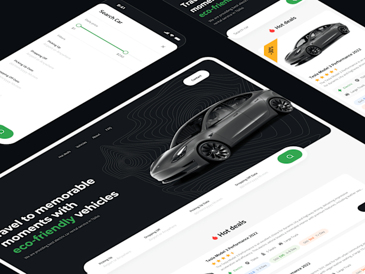 Cover image for eCars Website Design