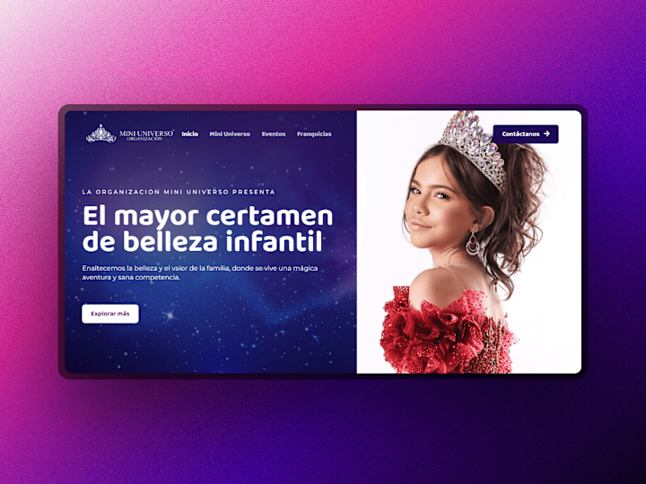 Cover image for MINI UNIVERSO - El Mayor certamen de belleza infantil