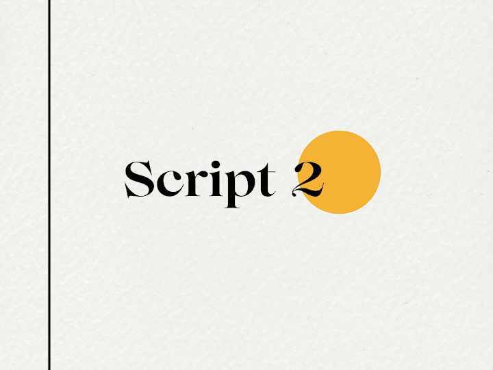 Cover image for Script for YouTube Video 