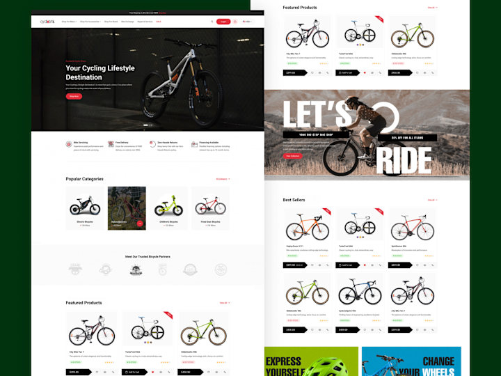 Cover image for CycleTrik(Website): Pedal Your Way to Adventure and Fitness