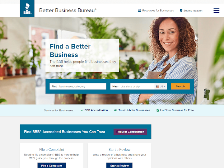 Cover image for Better Business Bureau | Senior .NET+Angular+React Developer