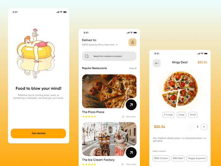 Cover image for Food Delivery App Design