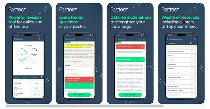 Cover image for PasTest - UK's popular app for Medical Revision preparation