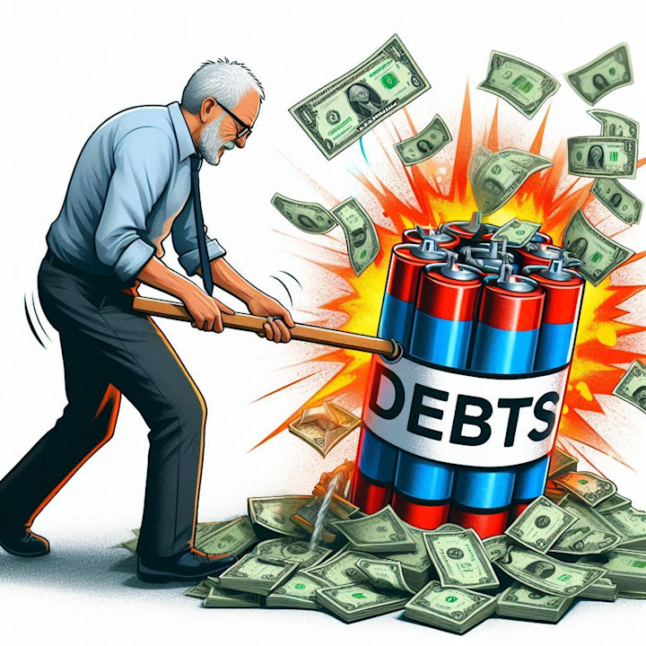 Cover image for Debt Domino – How to eliminate debt one step at a time