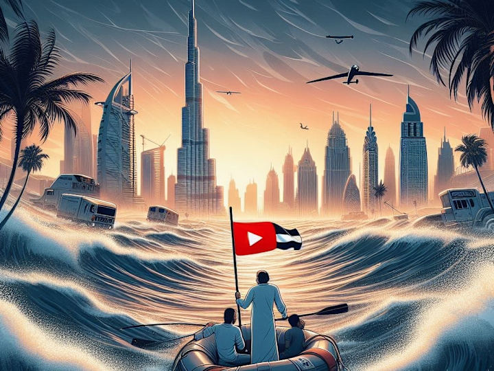 Cover image for Script of Dubai storm